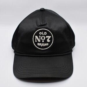 American Needle Jack Daniels Old No. 7 Brand Snapback Hat Cap Black White NWT